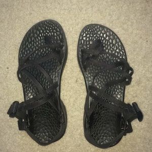 Black Double Strap Chacos